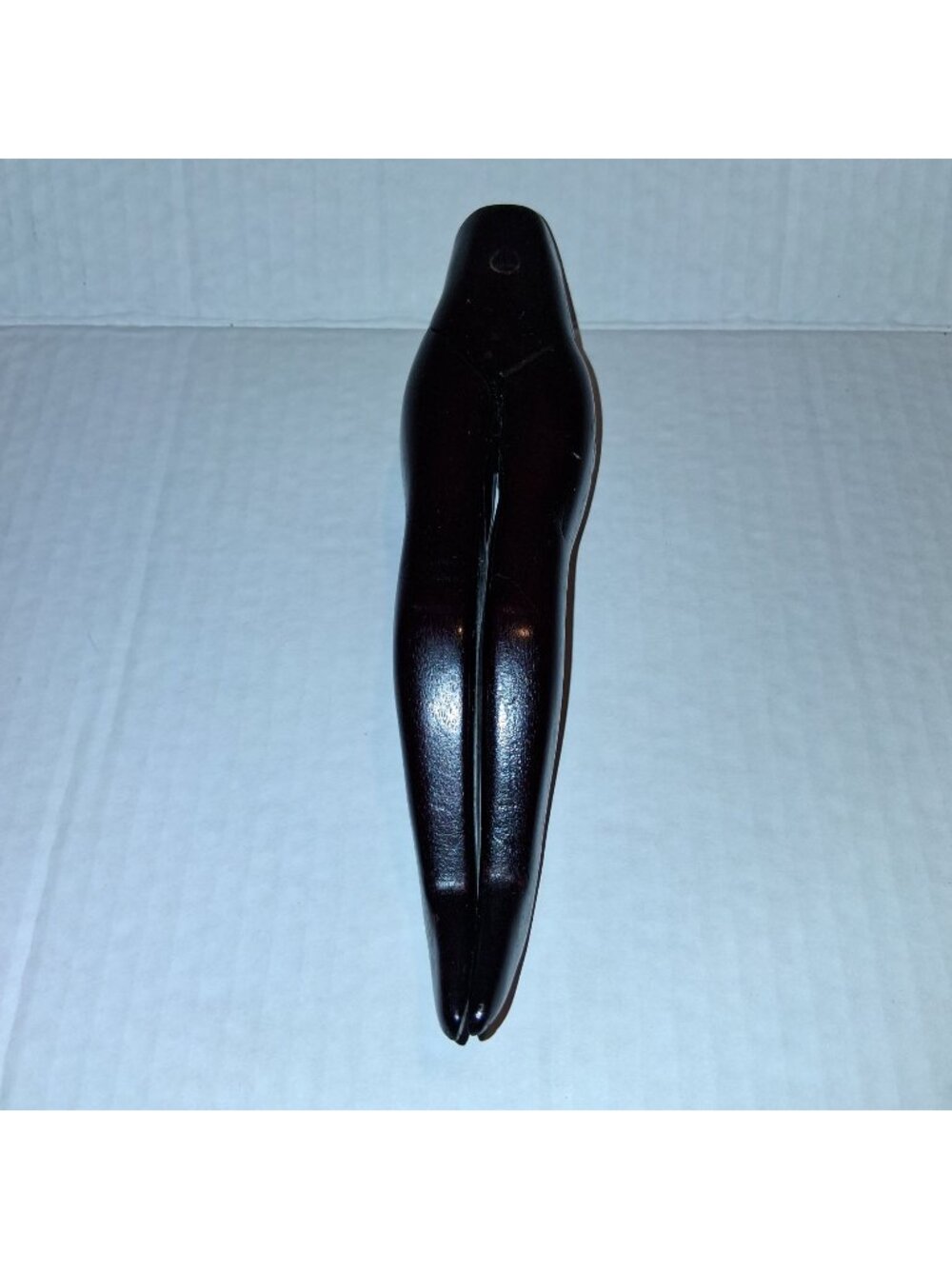 Vintage Wooden Nutcracker W/Human Leg Design - Dark Finish - Unique Collectible